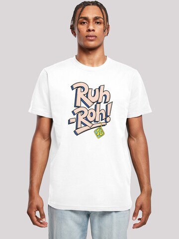 T-Shirt F4NT4STIC en blanc : devant