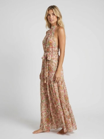 Miss June Kjole 'Robe Longue Marcella' i pink
