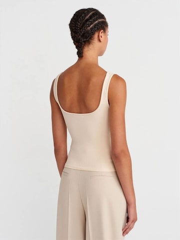 Dilvin Blouse in Beige