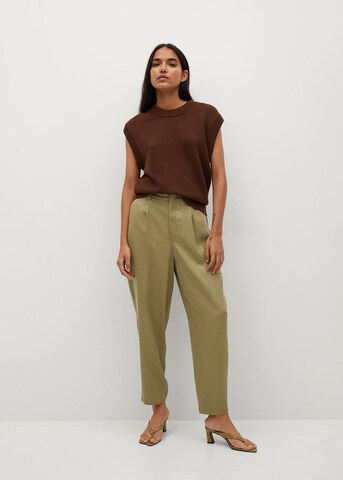 MANGO Tapered Hose 'Nature' in Grün