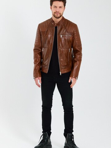 Veste mi-saison Ron Tomson en marron