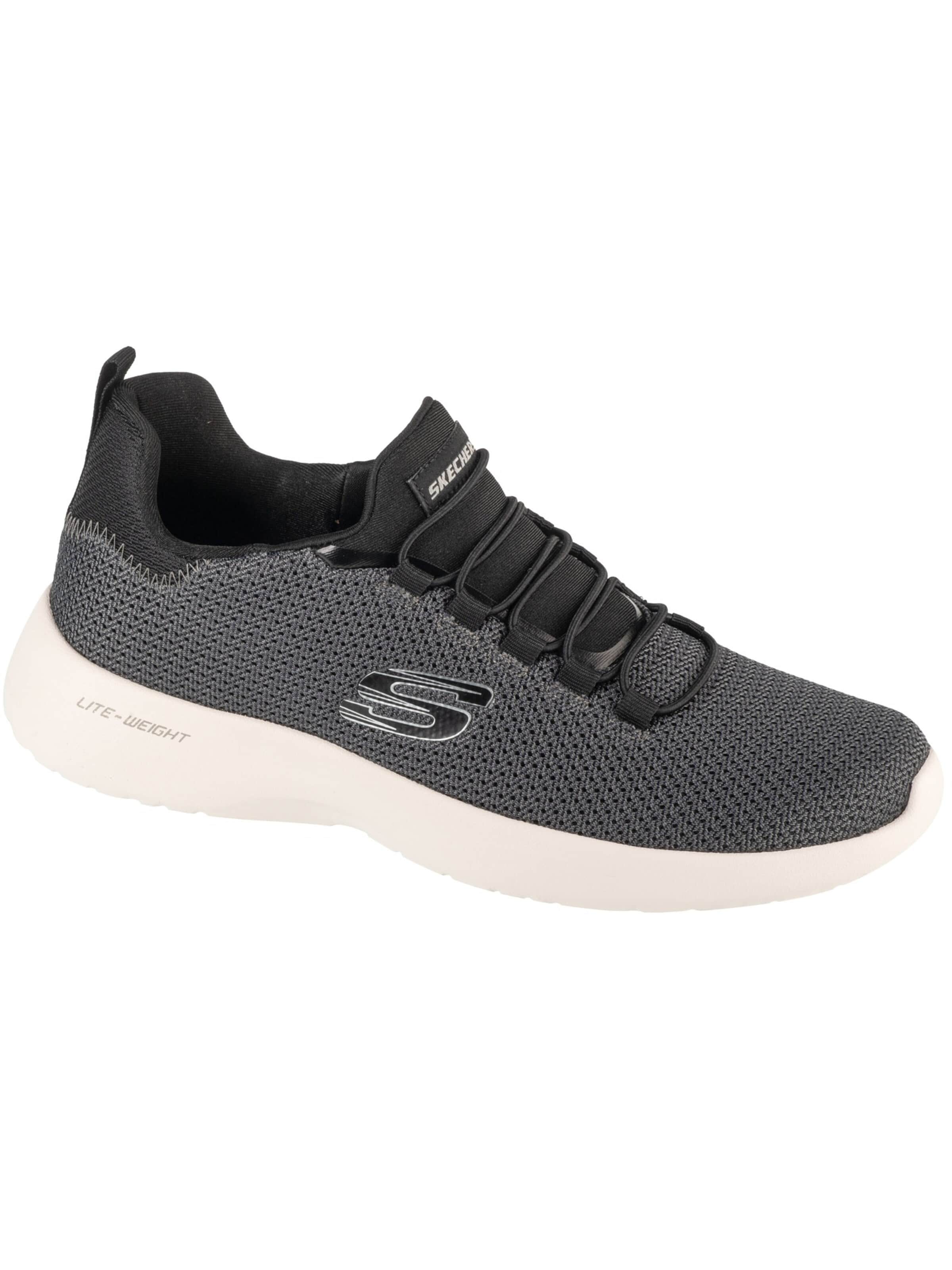 SKECHERS Slip-Ons 'Dynamight' in Black: front