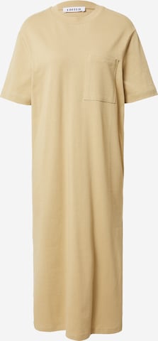 EDITED Kleid 'Zuri' (GOTS) in Beige: predná strana