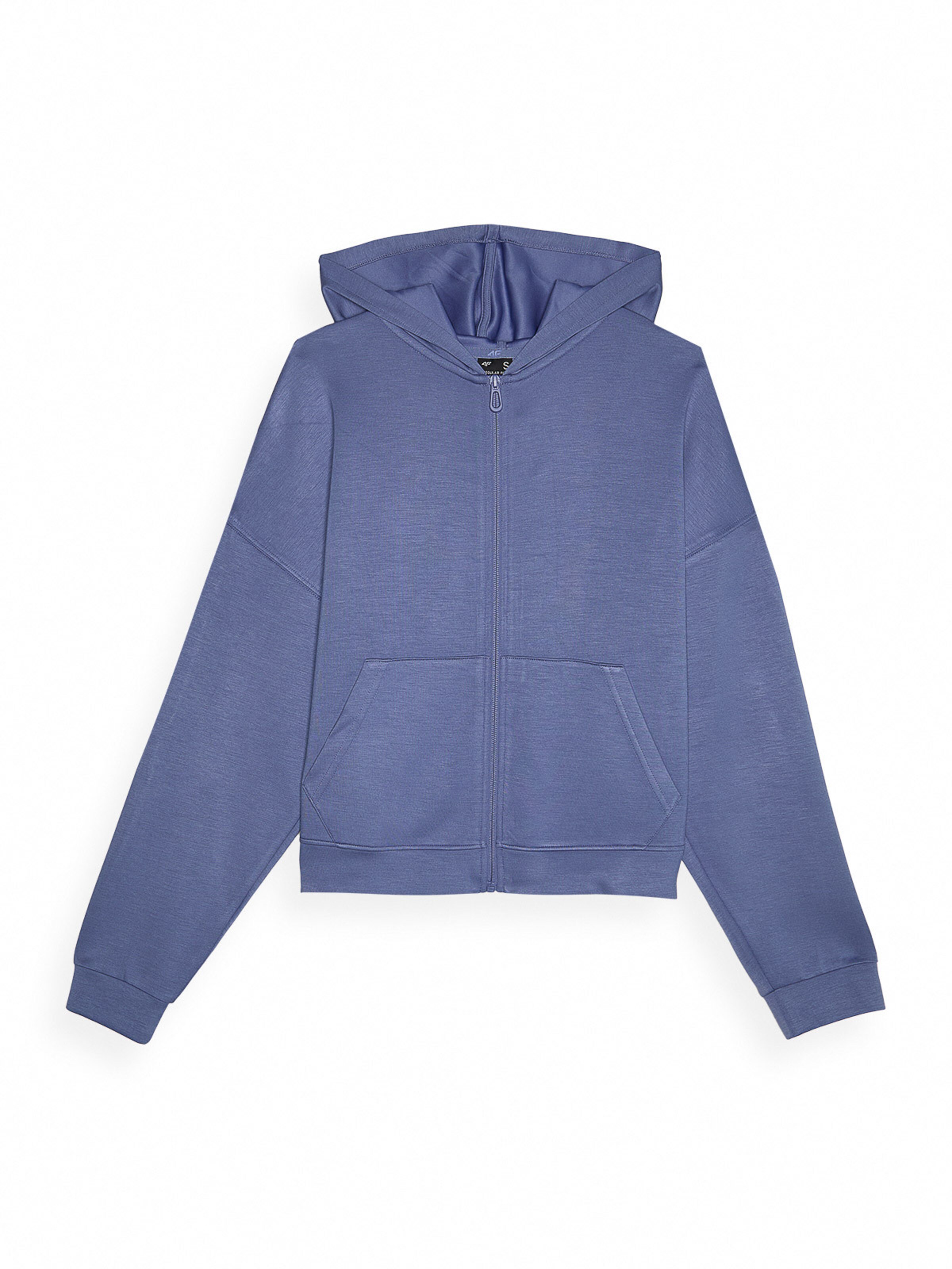 4F Sports sweat jacket in Blue: front