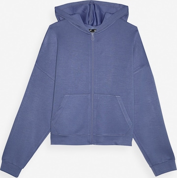 4F Sports sweat jacket in Blue: front