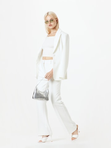 Y.A.S Flared Pleated Pants 'ZIMSA' in White