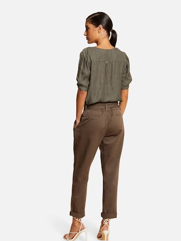 Morgan Blouse 'OMAMA' in Brown