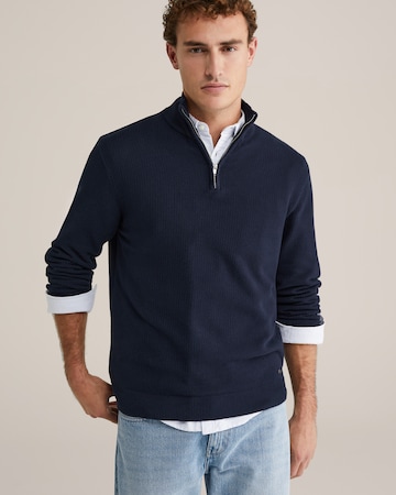 WE Fashion Trui in Blauw: voorkant