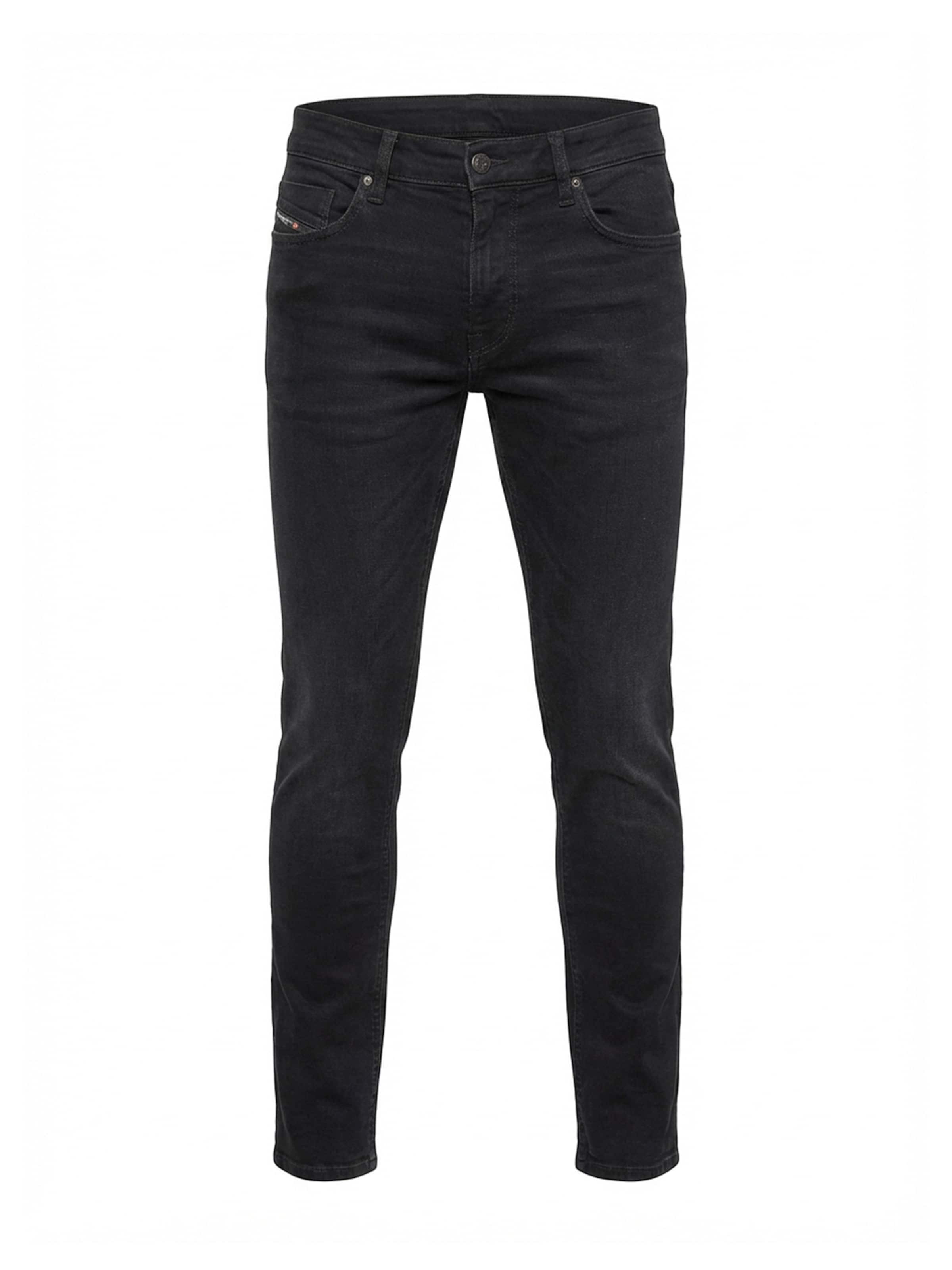 DIESEL Slimfit Jeans 'Tepphar-X' i sort: forside