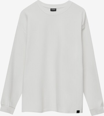 Pull&Bear T-shirt i vit: framsida