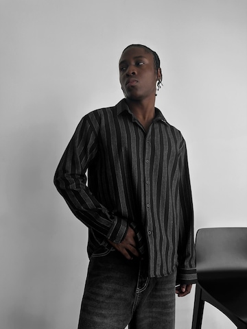 Kleidermafia Comfort Fit Hemd‌ in Grau