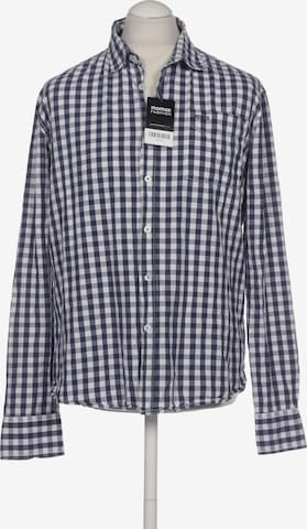 PIONEER Button Up Shirt in L in Blue: front