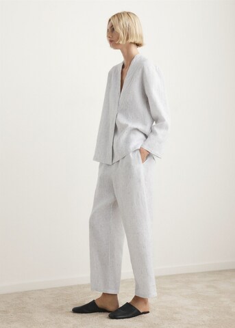 MANGO Pajama Pants 'Geraldin' in White