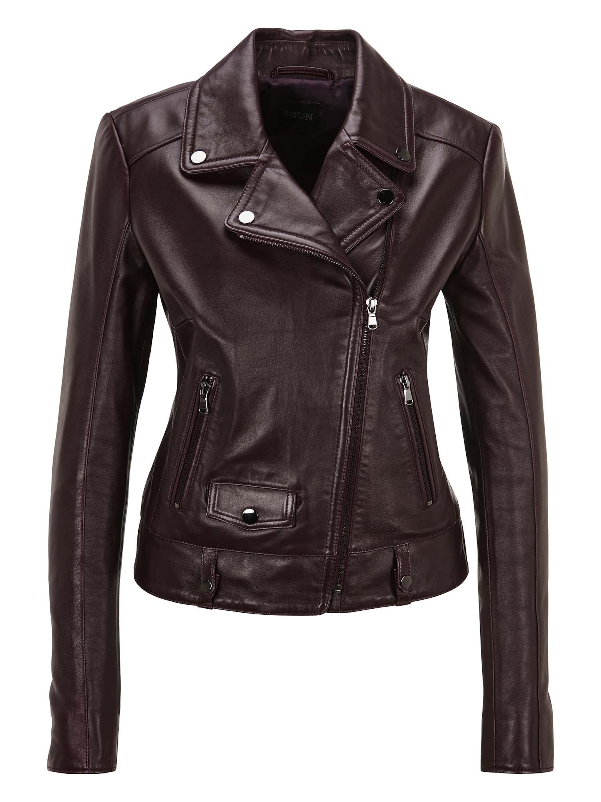 Veste mi-saison MADELEINE en rouge : devant