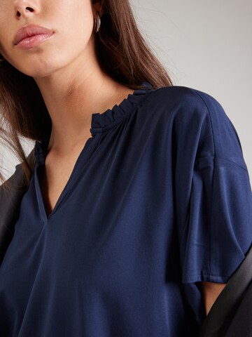 Fransa Blouse 'JUSTINA' in Blue