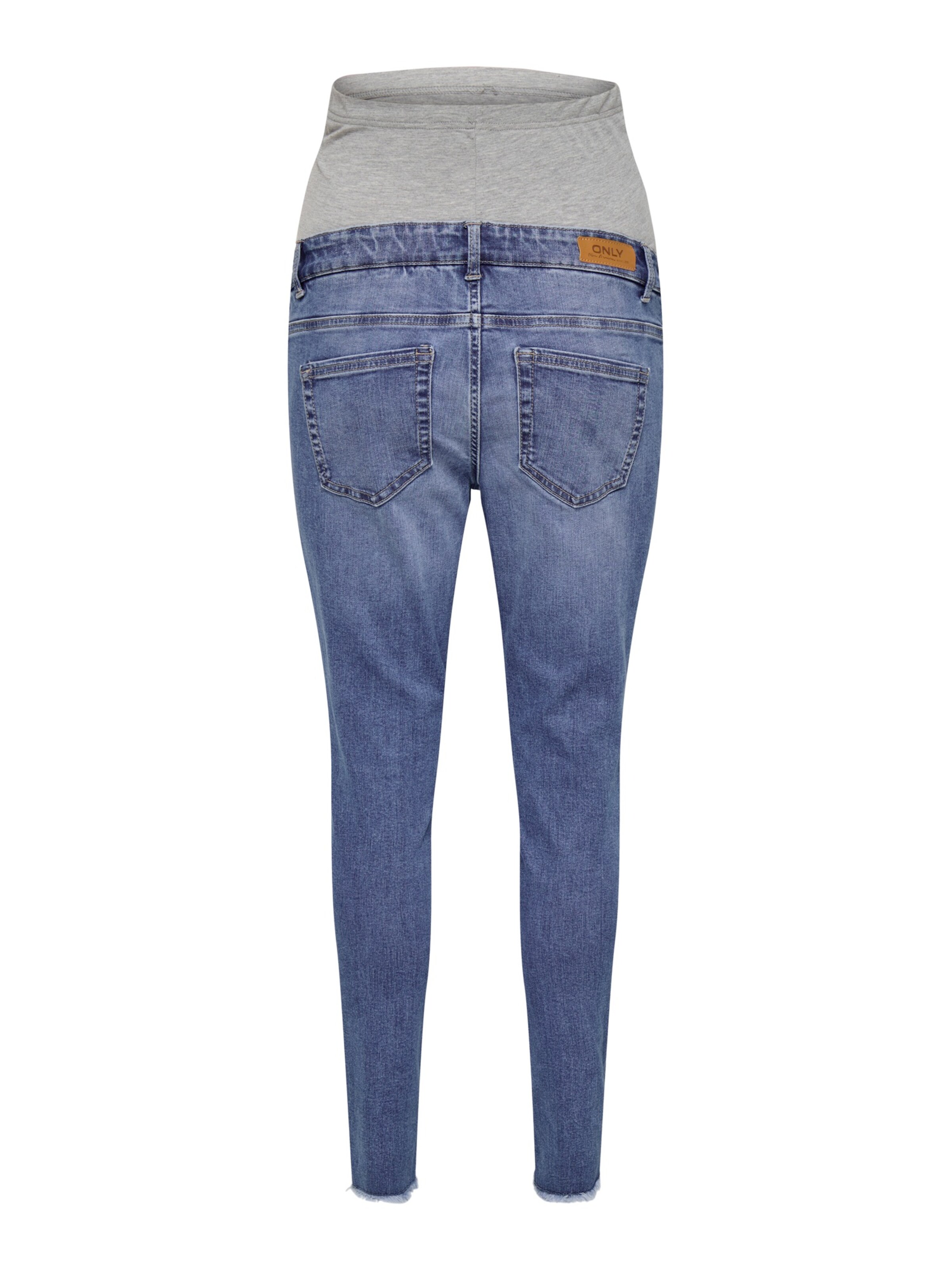 Only Maternity Skinny Jeans 'OLMBLUSH' in Blau