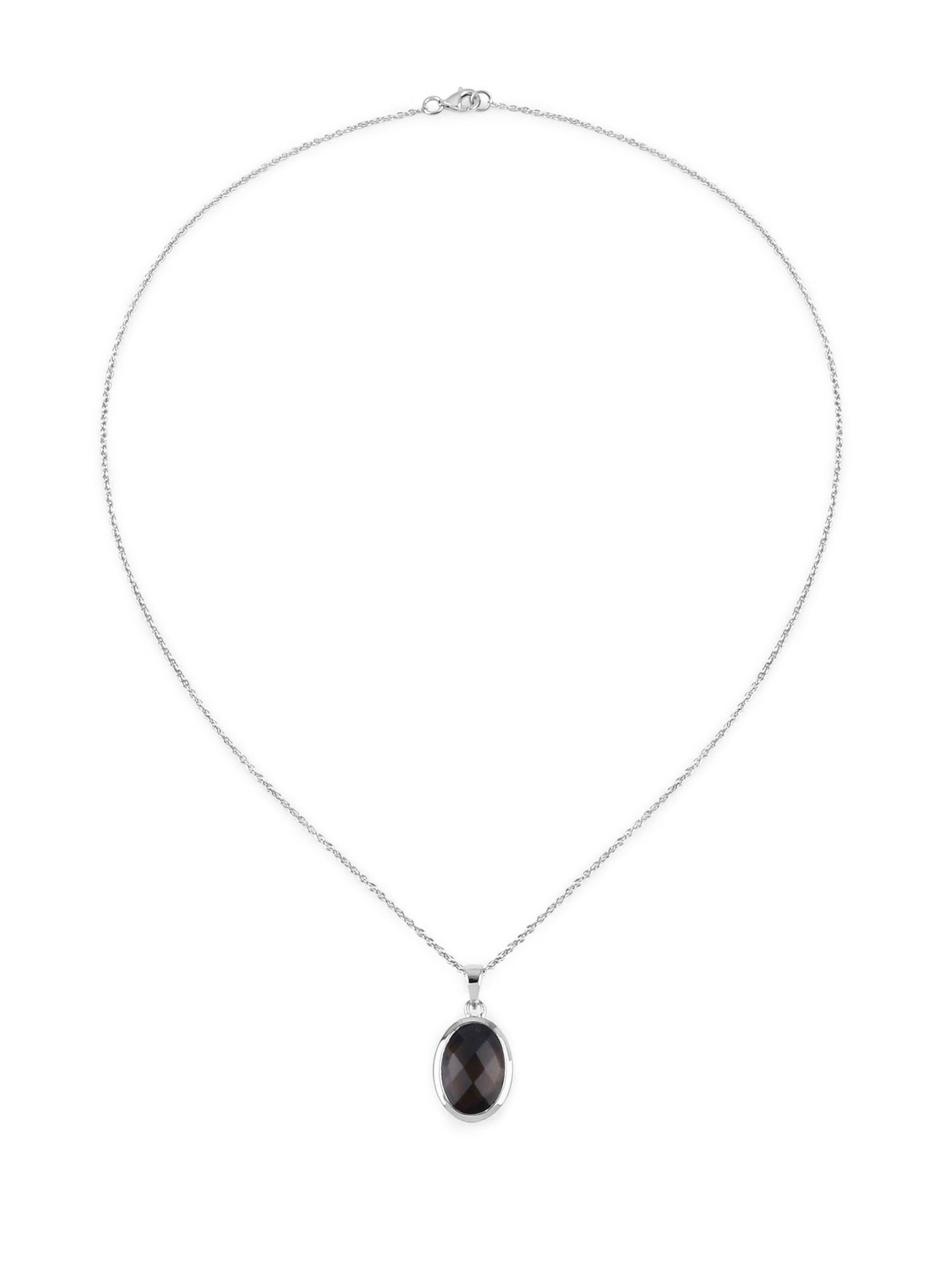 Rafaela Donata Necklace in Silver: front