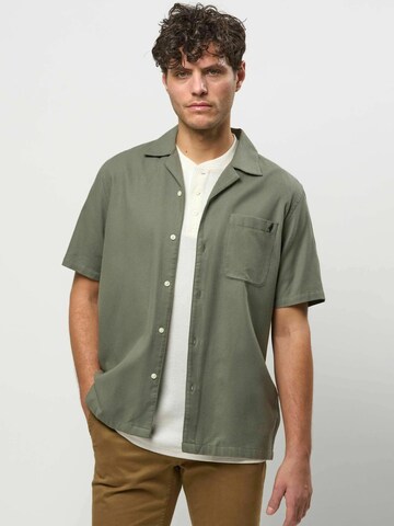 MCS Comfort fit Overhemd ' Jackson Shirt ' in Groen: voorkant
