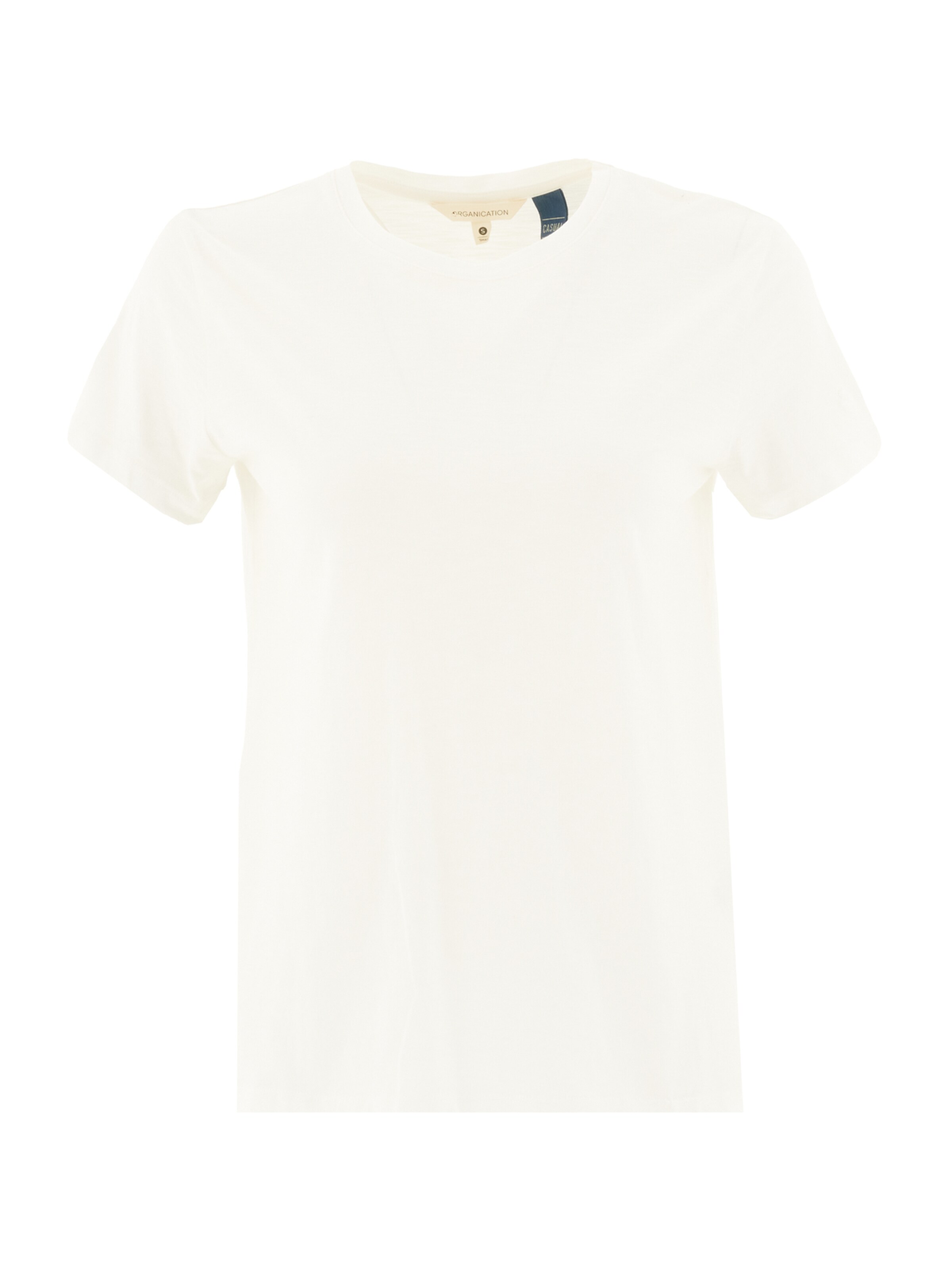 Organication T-Shirt in Weiß: Vorderseite