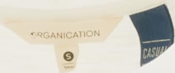 Organication T-Shirt in Weiß: Vorderseite
