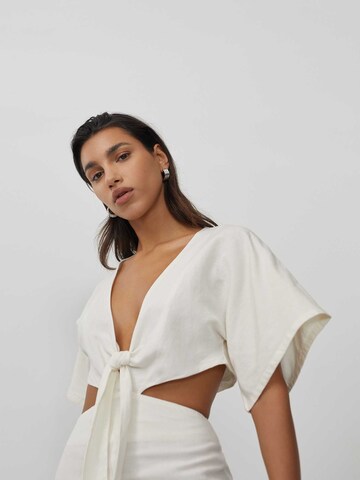 Robe 'Alia' LeGer by Lena Gercke en blanc : devant