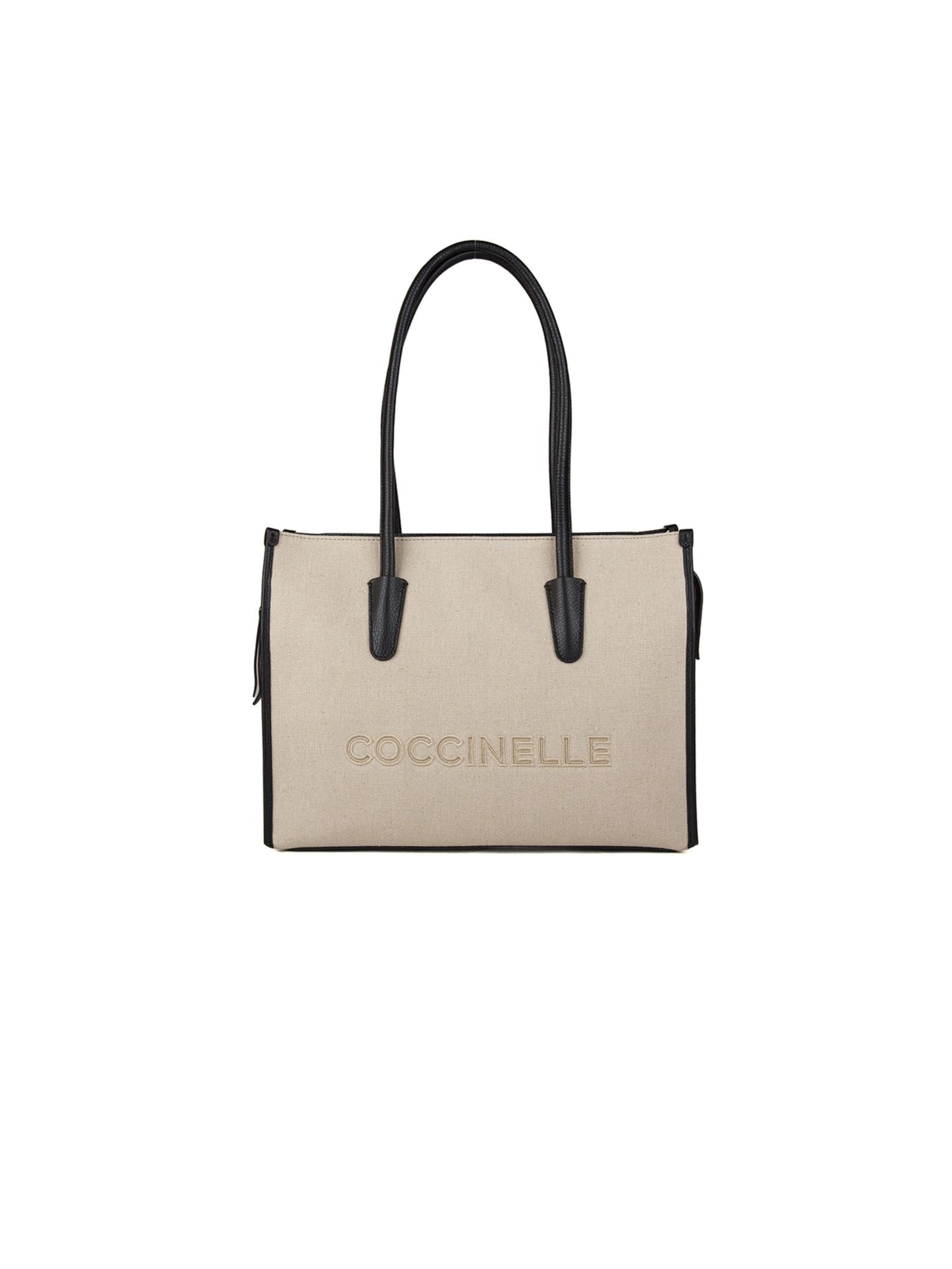 Coccinelle Handtas 'Coccinelle Myrtha Handbag' in Beige: voorkant