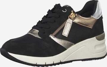 TAMARIS Sneakers laag in Zwart: voorkant