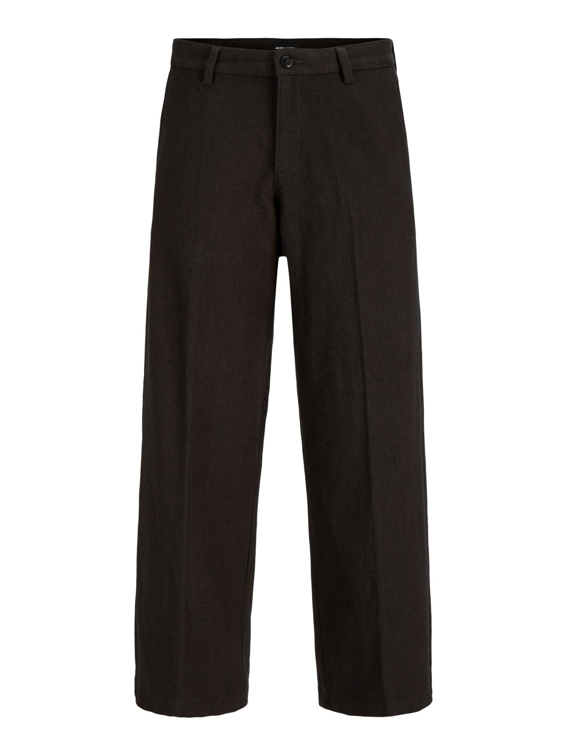 JACK & JONES Regular Pants in Brown: front