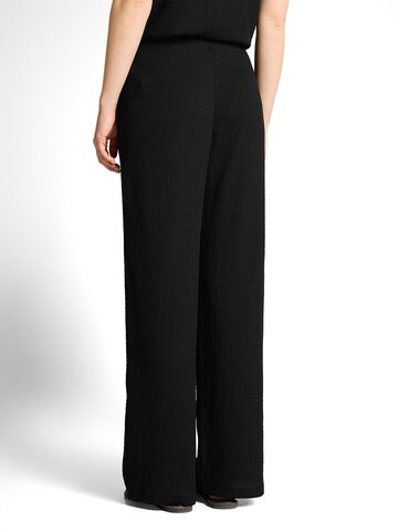 TOM TAILOR DENIM Wide leg Trousers in Black