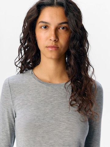 OBJECT Shirt 'OBJZOFIA SLI' in Grey