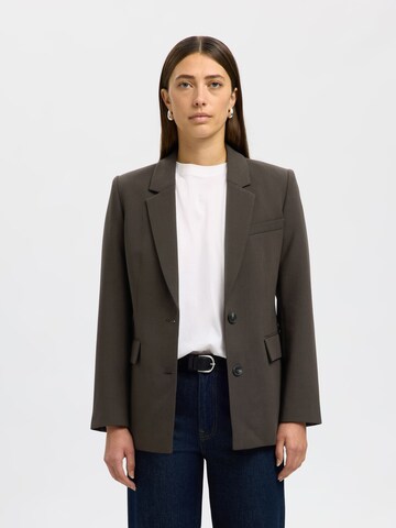 SELECTED Blazer 'SLFRita' in Brown: front