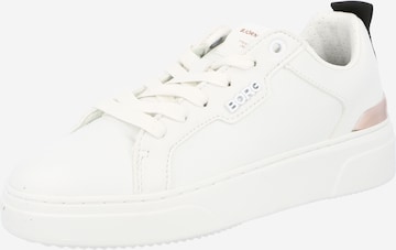 BJÖRN BORG Platform trainers in White: front