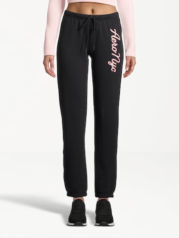 AÉROPOSTALE Tapered Trousers in Black: front