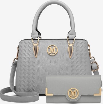 Miss Lulu Shoulder Bag in Grey: front