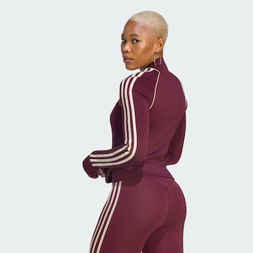 ADIDAS PERFORMANCE - Casaco de treino em moletão 'SST' em vermelho