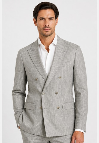HECHTER PARIS Regular fit Business blazer in Grey: front