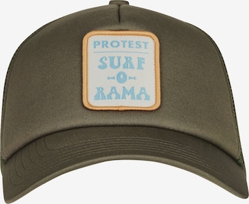 PROTEST Cap 'PRTCrab' in Green: front