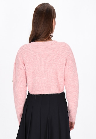 MYMO Knit cardigan in Pink