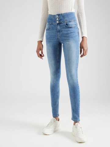 VERO MODA Skinny Kavbojke 'DONNA' | modra barva: sprednja stran