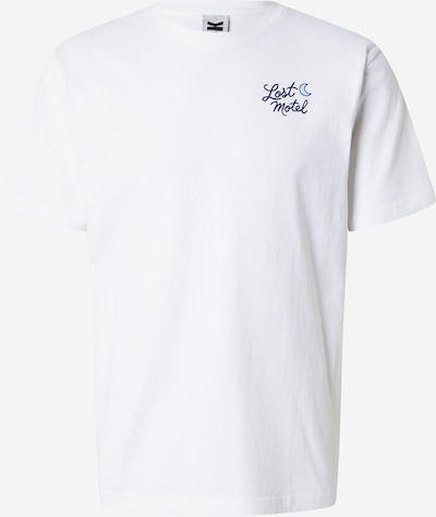 Marškinėliai 'COCKTAILS BAR' iš Kaotiko, spalva – tamsiai mėlyna jūros spalva / azuro spalva / oranžinė / šviesiai rožinė / balta, Prekių apžvalga