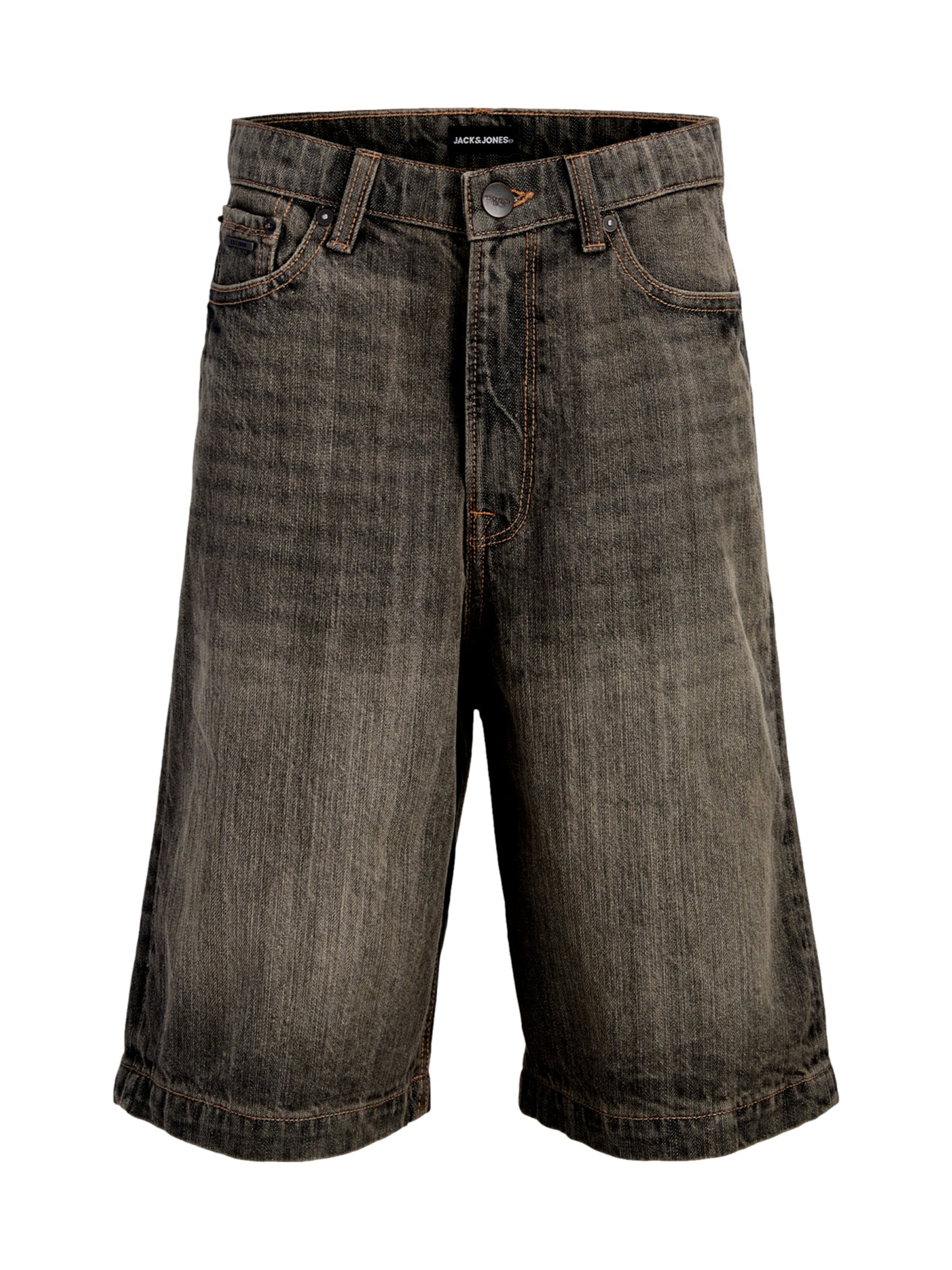 Jack & Jones Junior Обычный Джинсы 'Iron JJEli' в Черный: спереди