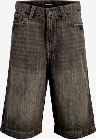 juoda Jack & Jones Junior Standartinis Džinsai 'Iron JJEli': priekis