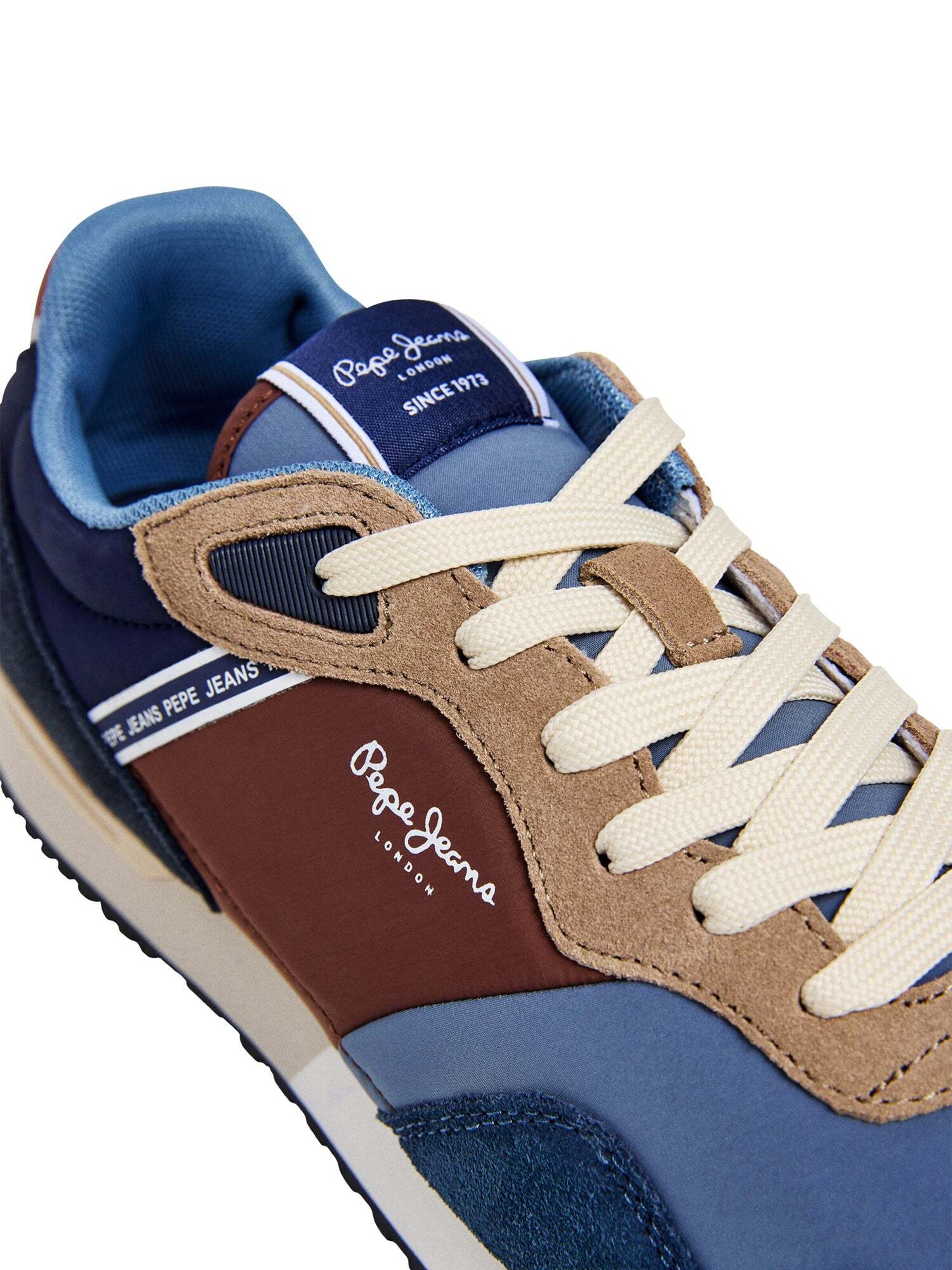 Baskets basses 'LONDON' Pepe Jeans en bleu