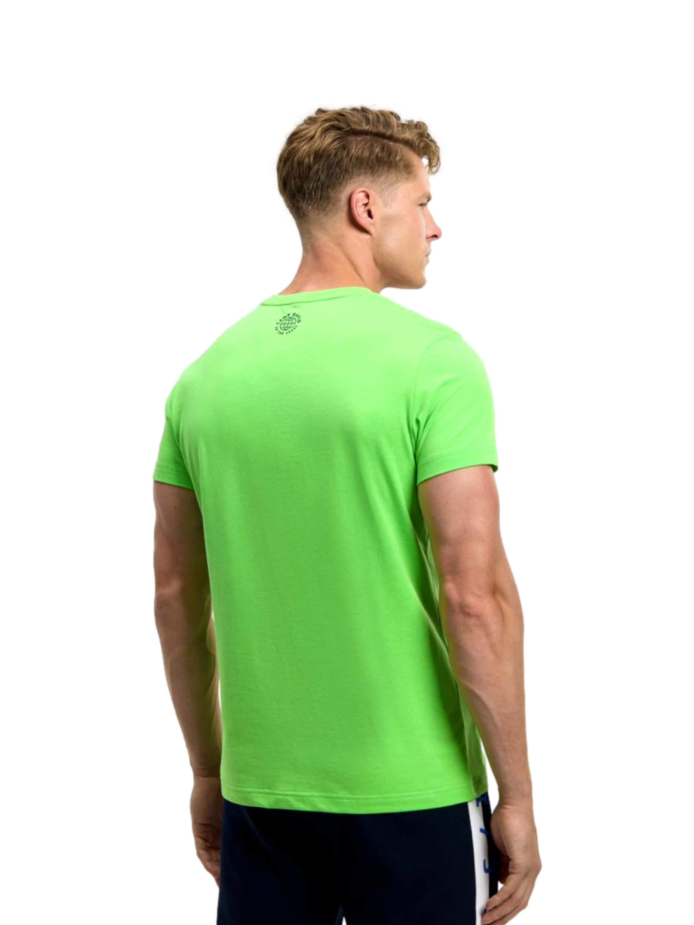 CAMP DAVID Shirt 'Game.Set.Match' in Green