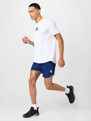 ADIDAS SPORTSWEAR Regular Sportshorts 'Designed for Movement' in Blau