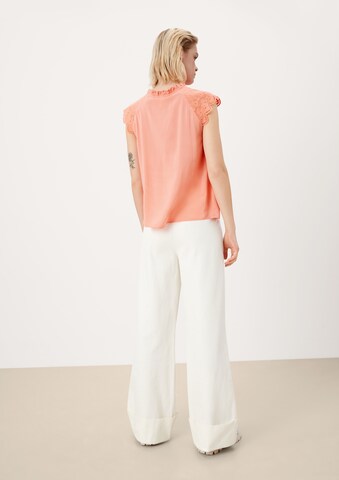 QS Bluse in Orange