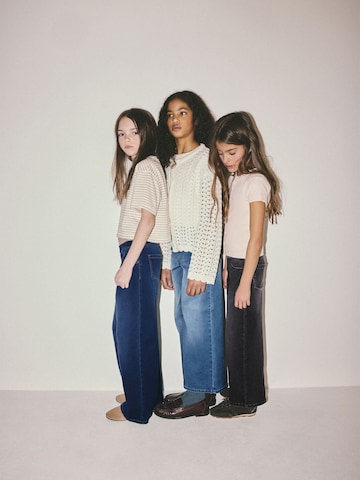Wide Leg Jean The Set en bleu