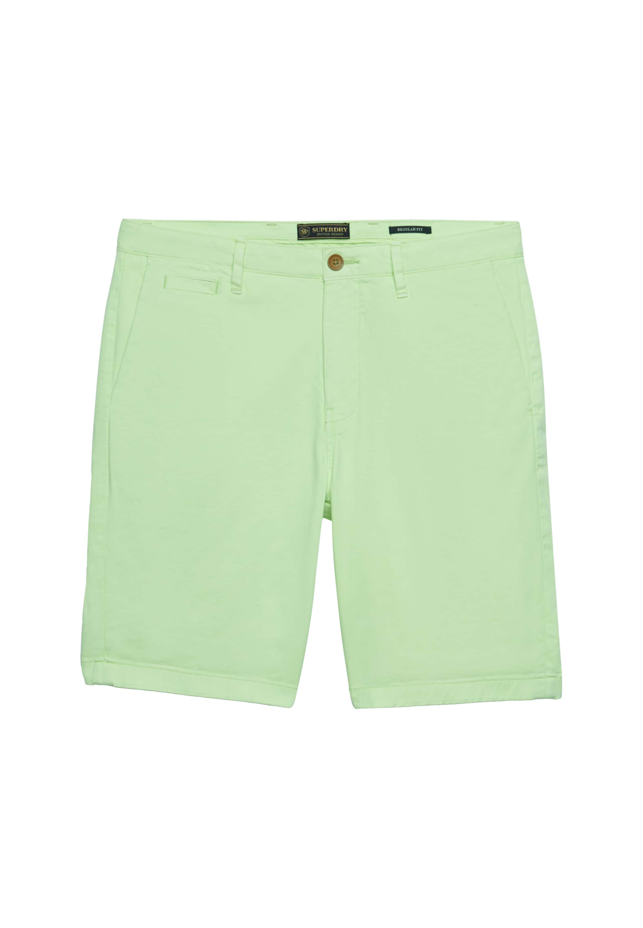 Pantalon chino Superdry & Co en vert : devant