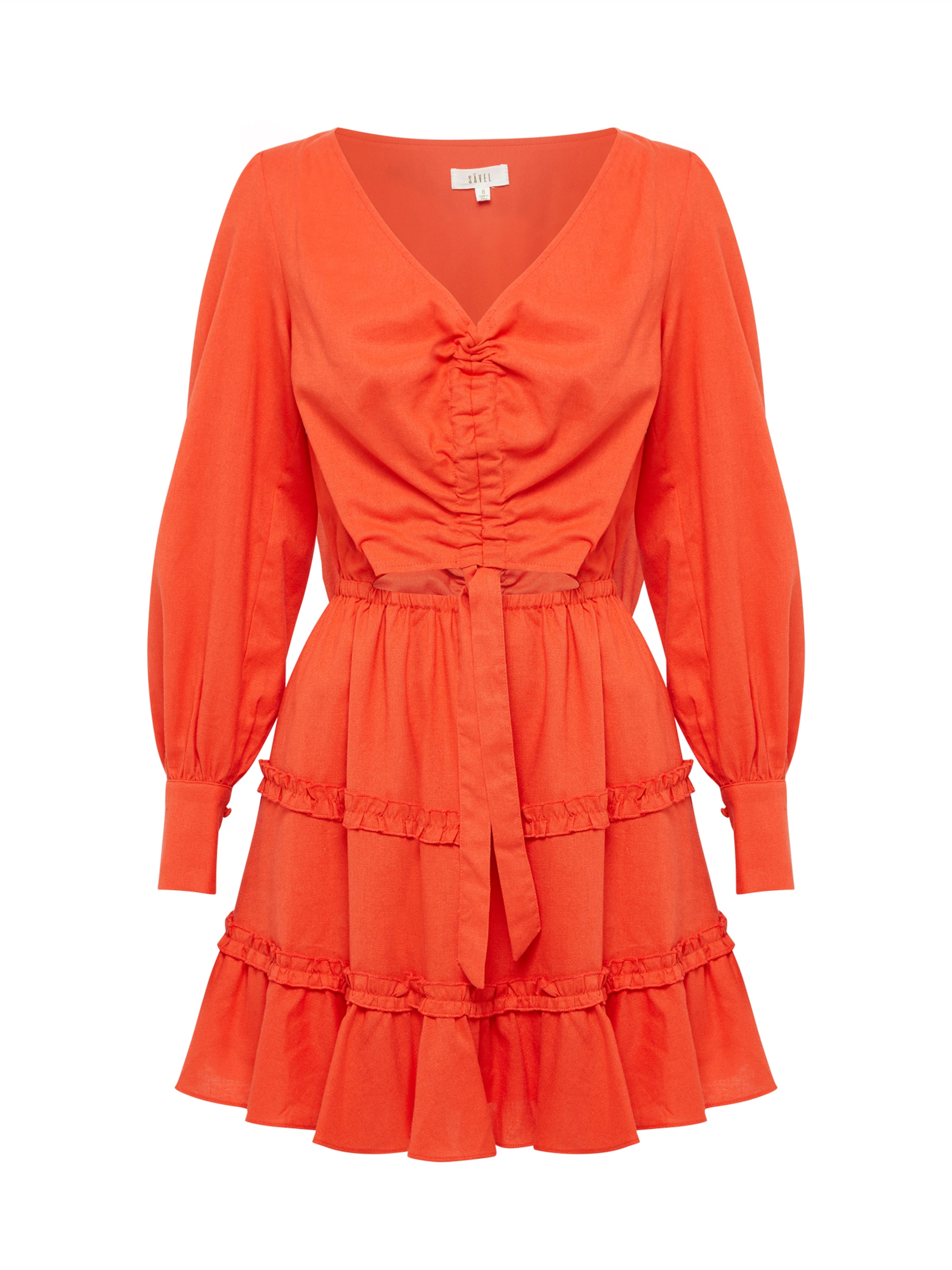 Sável Klänning 'OLIA' i orange: framsida