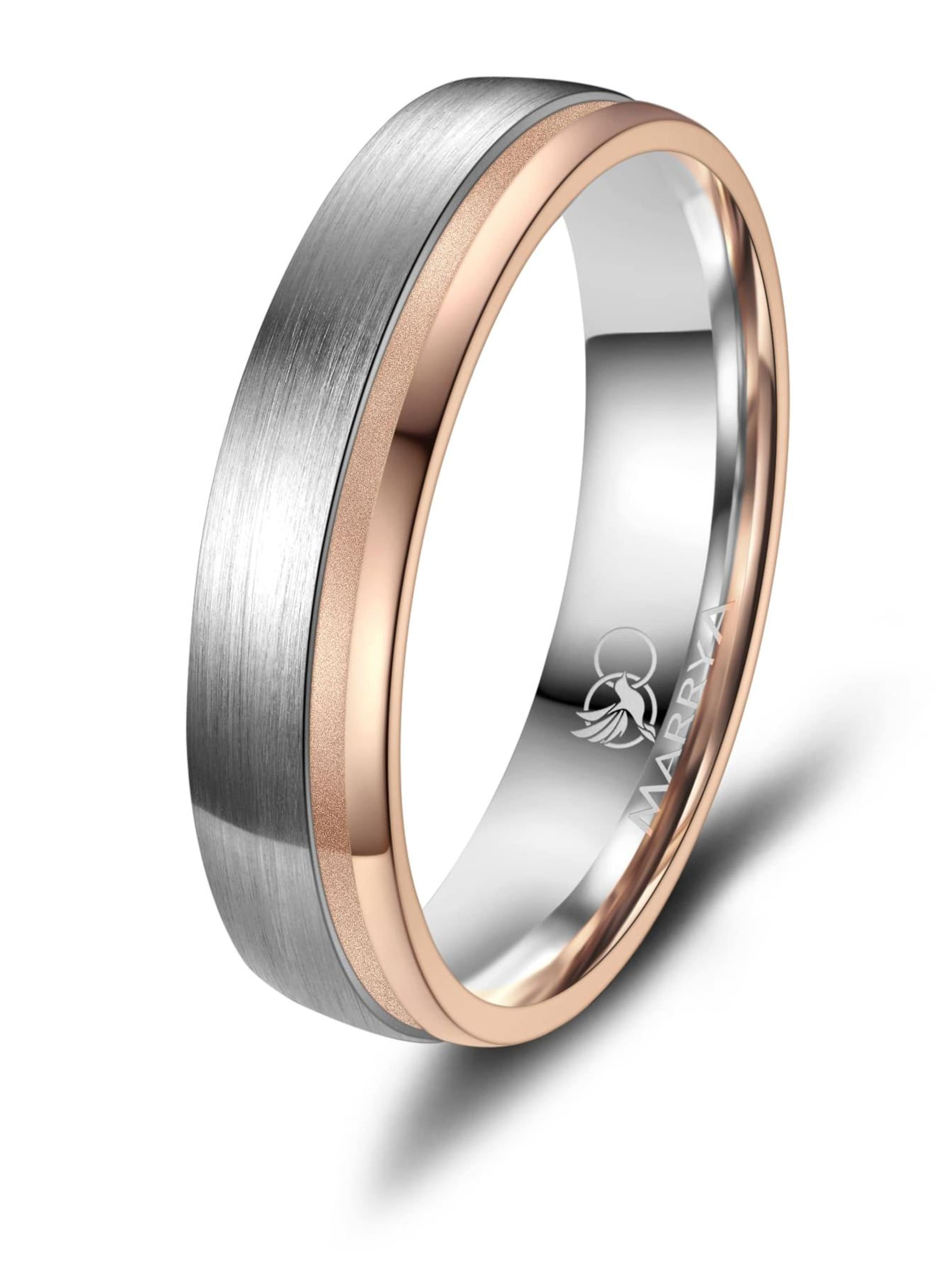 Anello 'MARRYA TI-39 Ehering aus Titan' in 48 MARRYA di colore oro rosé, Visualizzazione prodotti